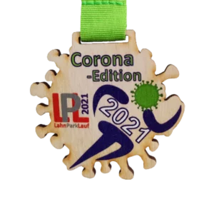 Custom made medal for Lahnparklauf