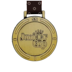 Custom made medal for Junior Cup