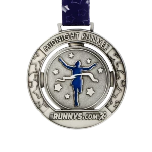 Custom made medal for Midnight Runner