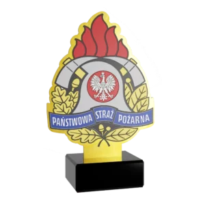Custom made trophy for Statuette “State Guard Fire”